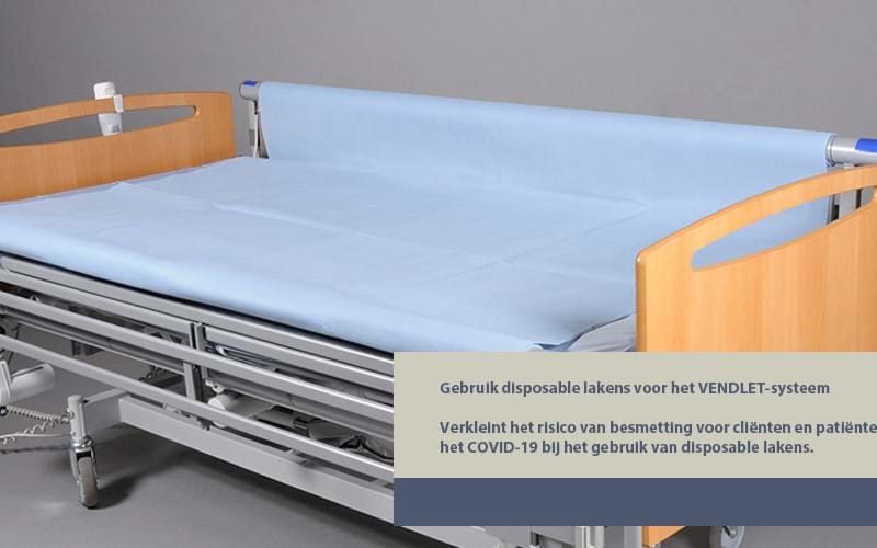 Gebruik disposable lakens