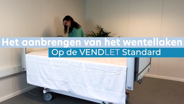 Plaatsen van het wentellaken met Quick Tag