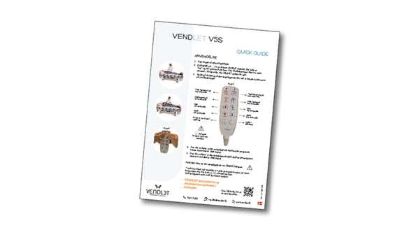 Snelstartgids VENDLET V5S Snelstartgids VENDLET V5S