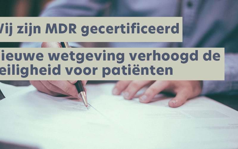Vendlet is MDR gecertificeerd