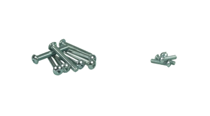 Boutenset voor 3 spacers