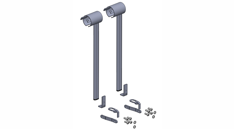 Zijhek verlengingsset