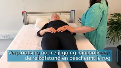 Zijdelingse transfer in bed met VENDLET Standard